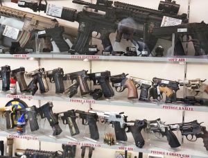 Guns For Sale in a San Marino Shop  